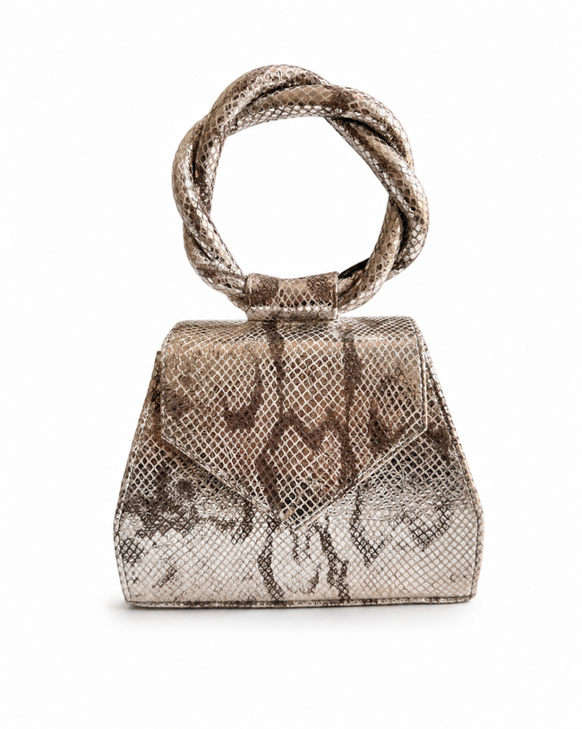 Silver Snakeskin Sisi Eko