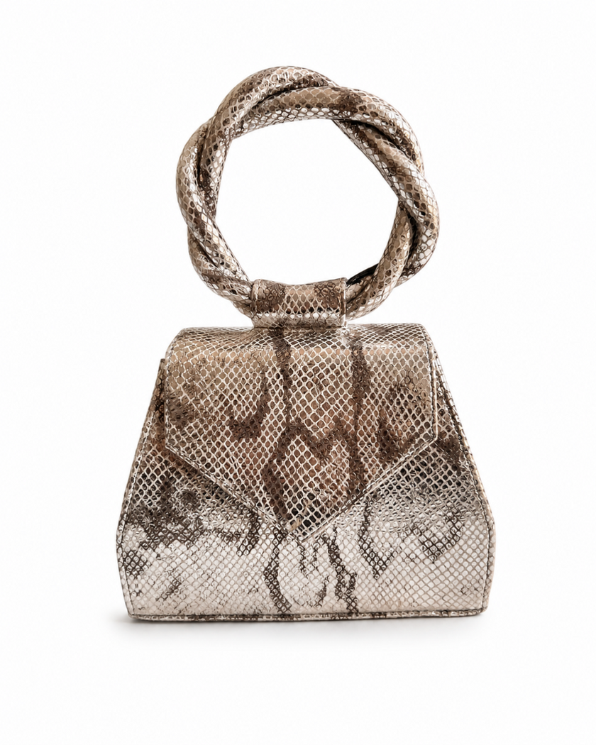 Silver Snakeskin Sisi Eko
