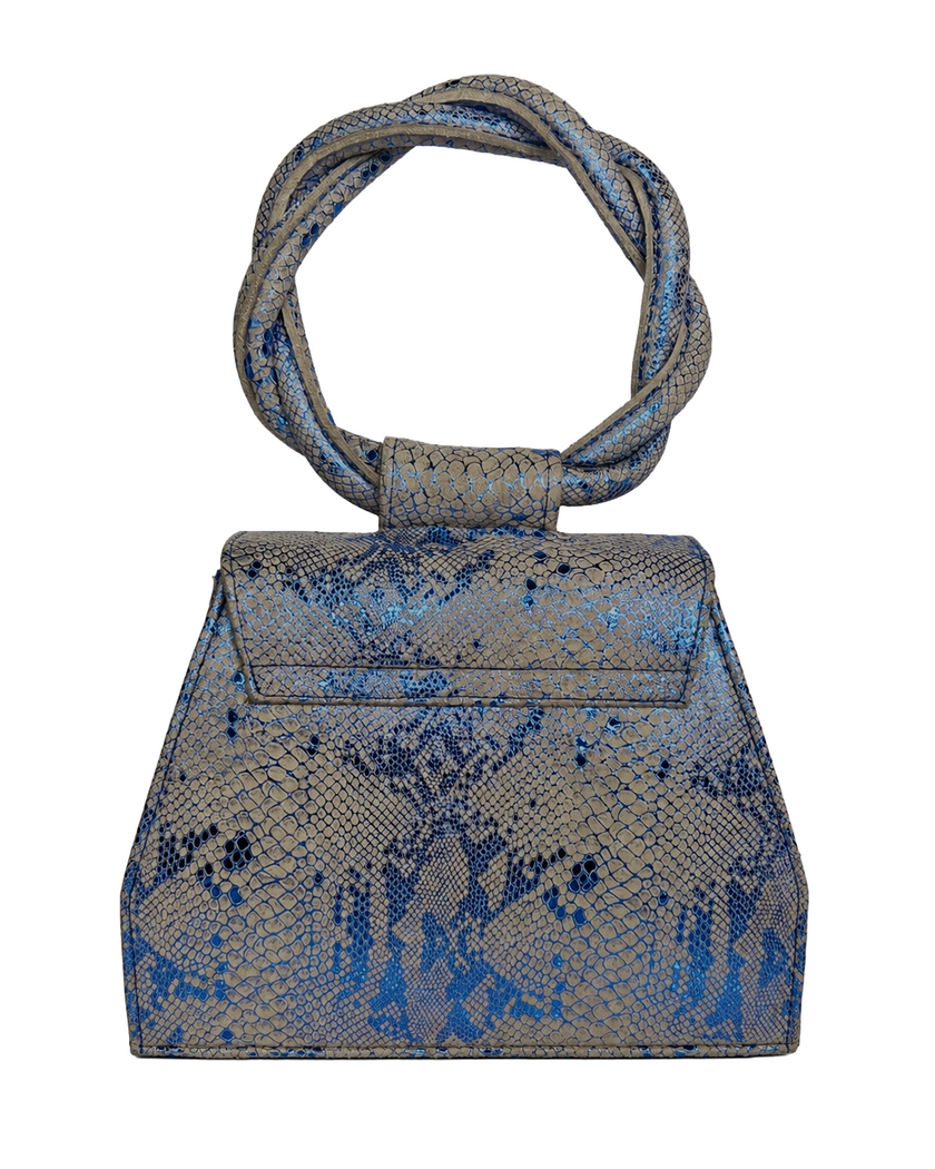 Sapphire and Grey Sisi Eko Bag