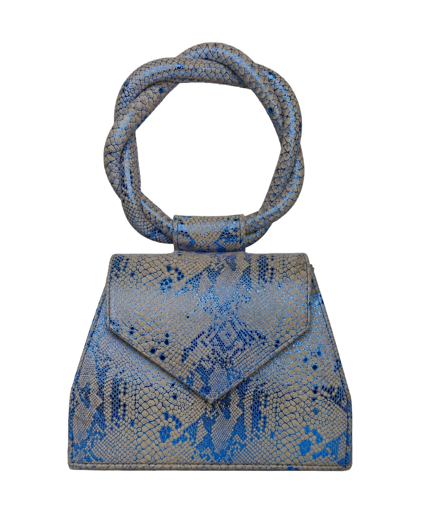 Sapphire and Grey Sisi Eko Bag
