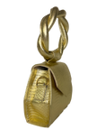 Gold Snake-Embossed Sisi Eko Mini