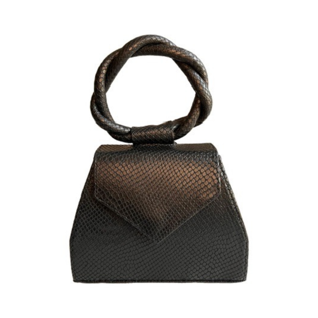 Black Snakeskin Sisi Eko