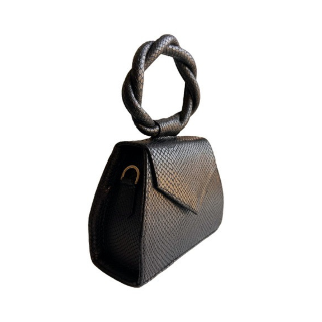 Black Snakeskin Sisi Eko