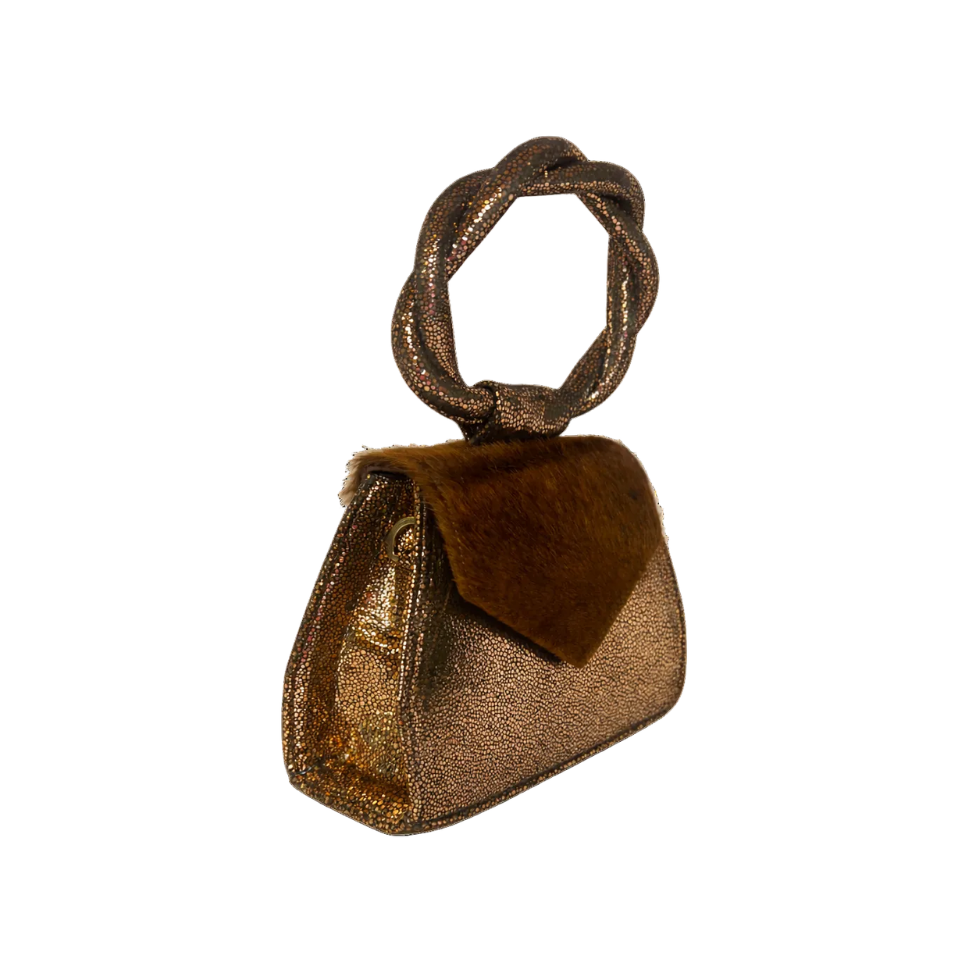 Brown Sparkle Sisi Eko Mini Bag