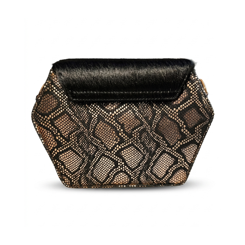 Black and Gold Two Tone Dara Bag